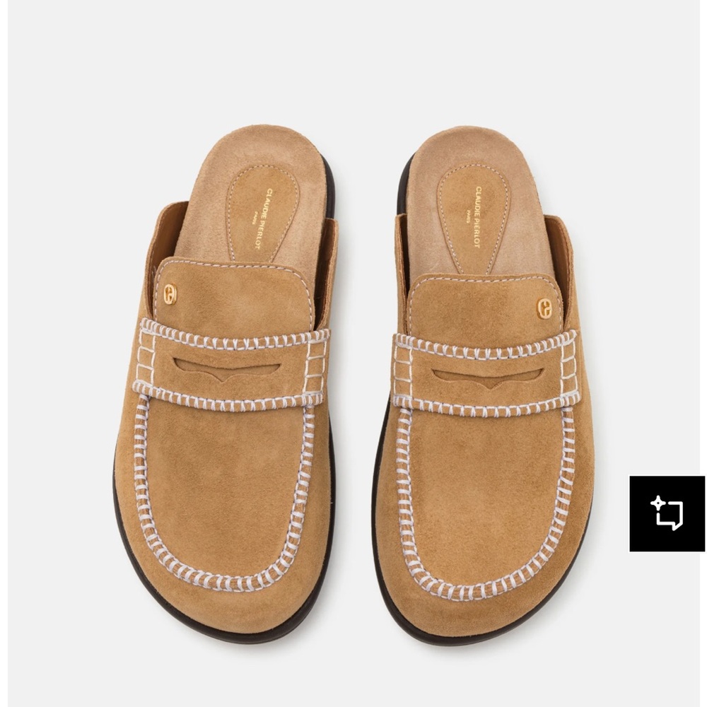 CLAUDIE PIERLOT Audy Mules in Taupe